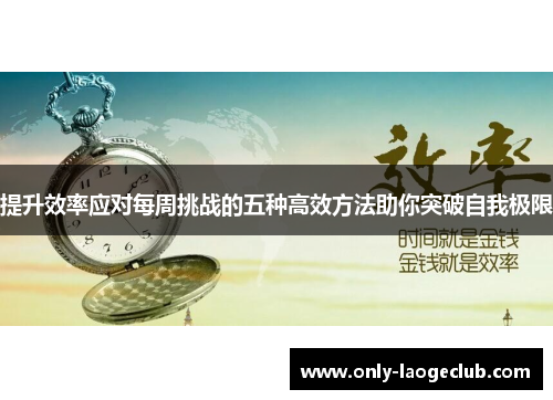 提升效率应对每周挑战的五种高效方法助你突破自我极限 提升效率应对每周挑战的五种高效方法助你突破自我极限